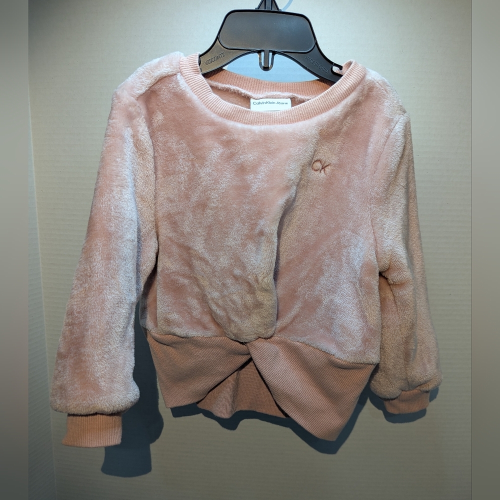 2T Calvin Klein | Toddler Girl's 24 Month Light Pink Twist Tunic Top